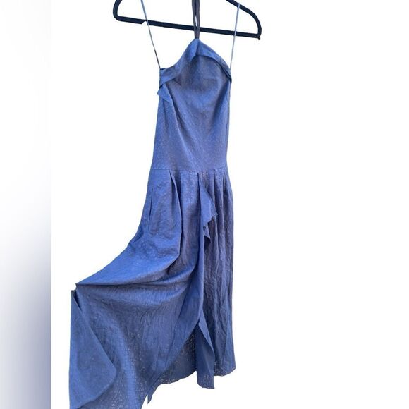 Roland Mouret silk lined navy blue dress - Picture 3 of 15